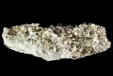 Sphalerite, Pyrite and Quartz Association - Peru #87745-2